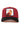 Goorin Bros. Trucker Cap Cardinal Fan Weinrot Schwarz