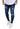 SikSilk Herren Jeans SKINNY DISTRESSED DENIM SS-12996 Mittelblau Midstone