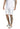 SikSilk Herren Jeans Short DISTRESSED SKINNY SHORTS SS-13009 White