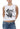 Superdry Damen Tank SPLATTER ASYMMETRIC TANK Riff White