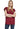 Urban Classics T-Shirt LADIES ORGANIC EXTENDED SHOULDER TEE TB2983 Dunkelrot Burgundy